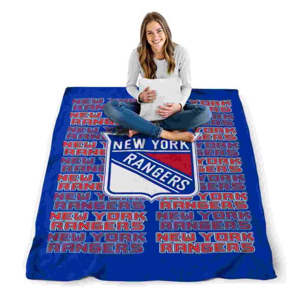 new york rangers fan pride blue blanket high quality
