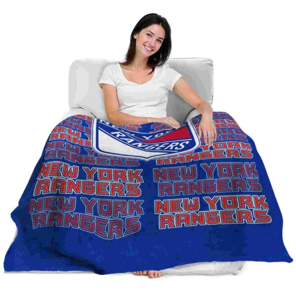 new york rangers fan pride blue blanket latest model