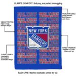 new york rangers fan pride blue blanket new arrival