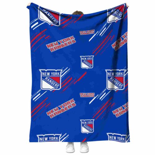 new york rangers fan spirit blue blanket best selling