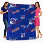 new york rangers fan spirit blue blanket fashion forward