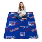 new york rangers fan spirit blue blanket high quality