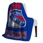 new york rangers grunge texture blue blanket top rated