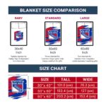 new york rangers paint streaks blue white blanket trendy