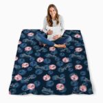 new york yankees diehard fans navy blanket high quality