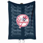 new york yankees fan pride navy blanket best selling