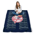 new york yankees fan pride navy blanket high quality