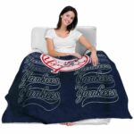 new york yankees fan pride navy blanket latest model