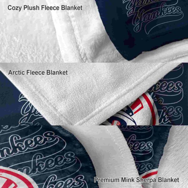 new york yankees fan pride navy blanket premium grade