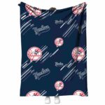 new york yankees fan spirit navy blanket best selling