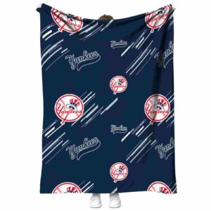 new york yankees fan spirit navy blanket best selling