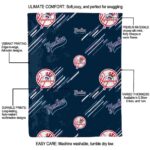 new york yankees fan spirit navy blanket new arrival