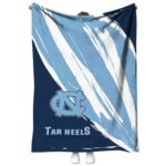 North Carolina Tar Heels Brushstrokes Light Blue White Blanket 1 north carolina tar heels brushstrokes light blue white blanket best selling
