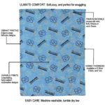 north carolina tar heels diehard fans light blue blanket best selling