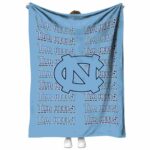 North Carolina Tar Heels Fan Pride Light Blue Blanket 1 north carolina tar heels fan pride light blue blanket best selling