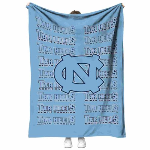 north carolina tar heels fan pride light blue blanket best selling