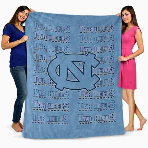 north carolina tar heels fan pride light blue blanket fashion forward