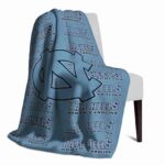 north carolina tar heels fan pride light blue blanket best selling