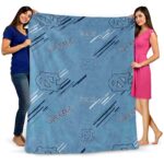 north carolina tar heels fan spirit light blue blanket best selling