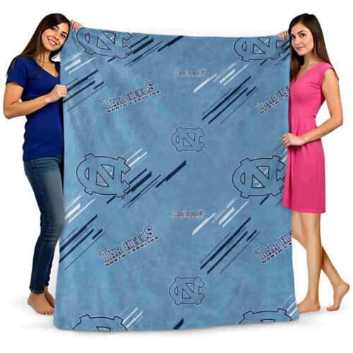 north carolina tar heels fan spirit light blue blanket fashion forward