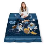 north carolina tar heels three musketeers light blue blanket best selling