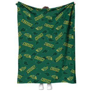 north dakota state bison diehard fans green blanket best selling