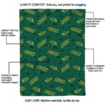 north dakota state bison diehard fans green blanket best selling