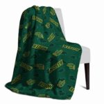 north dakota state bison diehard fans green blanket best selling