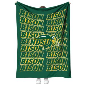 north dakota state bison fan pride green blanket best selling