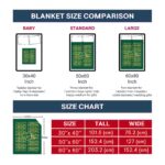 north dakota state bison fan pride green blanket best selling