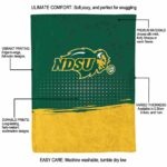 north dakota state bison gradient dots green blanket best selling