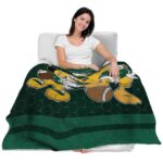 north dakota state bison three musketeers green blanket best selling