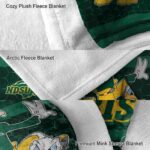 north dakota state bison three musketeers green blanket best selling