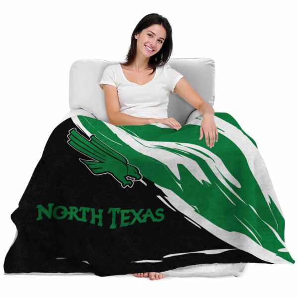 north texas mean green brushstrokes green white blanket latest model