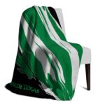 north texas mean green brushstrokes green white blanket top rated