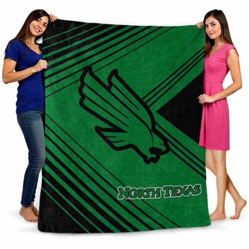 north texas mean green diagonal stripes green blanket fashion forward