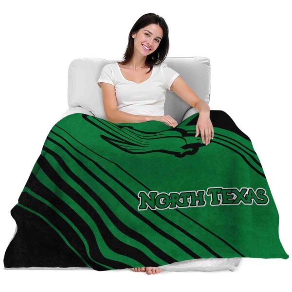 north texas mean green diagonal stripes green blanket latest model