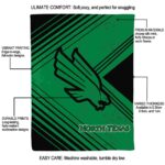 north texas mean green diagonal stripes green blanket new arrival