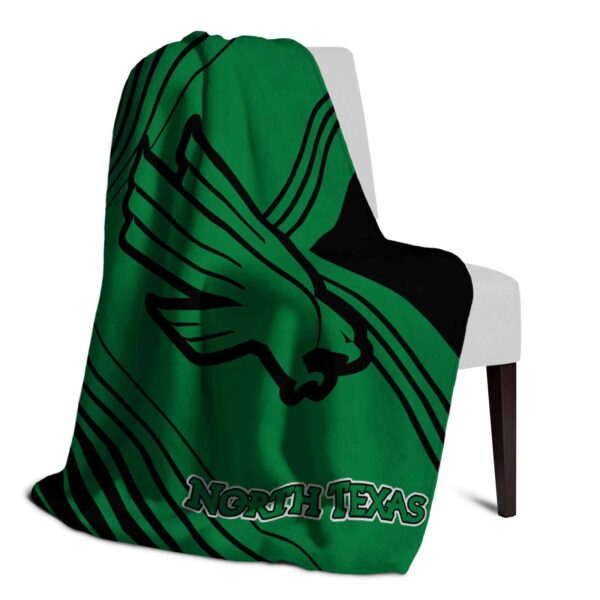 north texas mean green diagonal stripes green blanket top rated