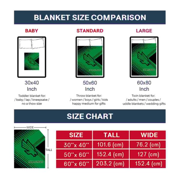 north texas mean green diagonal stripes green blanket trendy