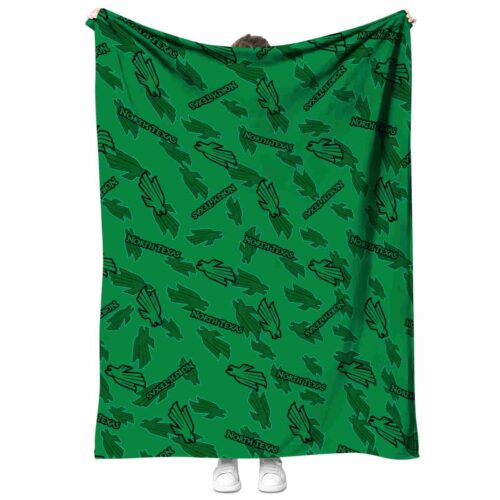 north texas mean green diehard fans green blanket best selling