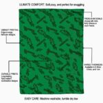 north texas mean green diehard fans green blanket best selling