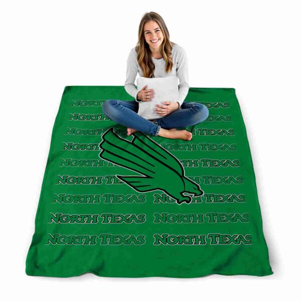 north texas mean green fan pride green blanket high quality