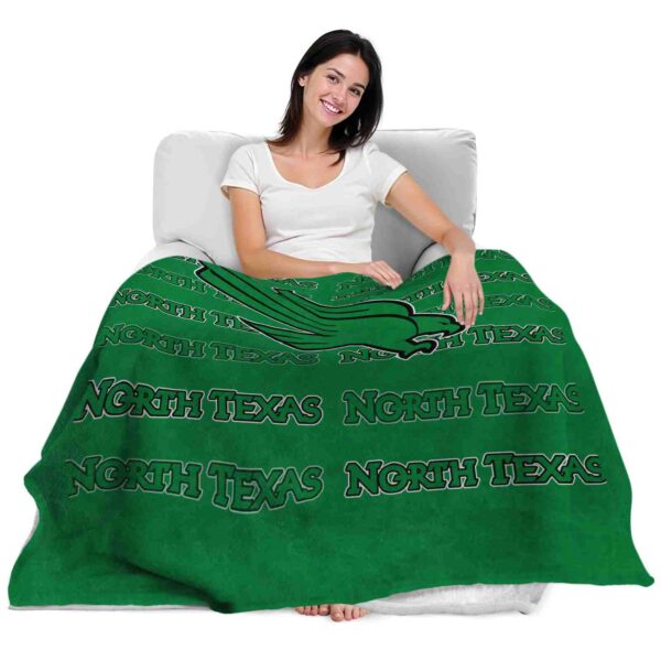 north texas mean green fan pride green blanket latest model