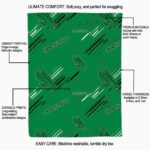 north texas mean green fan spirit green blanket best selling