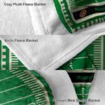 north texas mean green football field green blanket premium grade