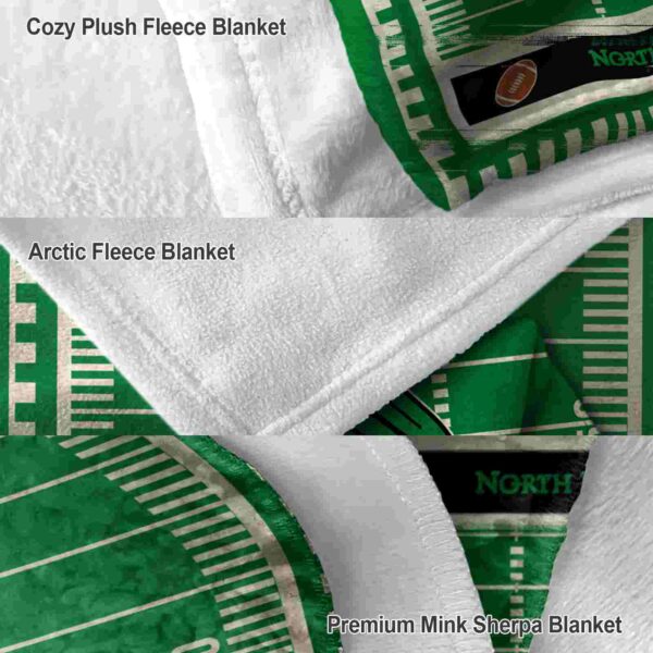 north texas mean green football field green blanket premium grade