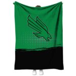 North Texas Mean Green Gradient Dots Green Blanket 1 north texas mean green gradient dots green blanket best selling