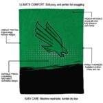 north texas mean green gradient dots green blanket best selling