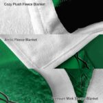 north texas mean green gradient dots green blanket best selling